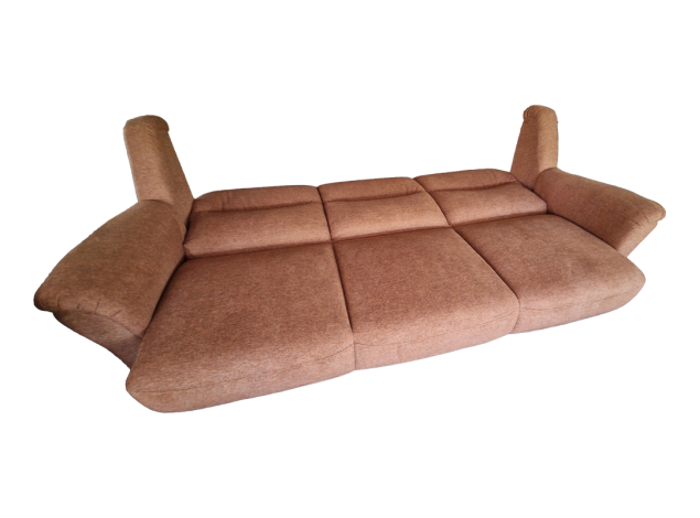 Bandscheibengerechte Klappcouch mit Bettkasten und  2 Sessel
